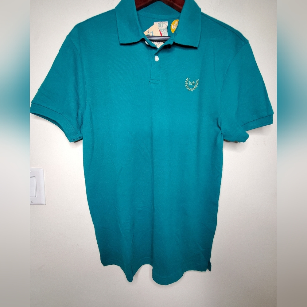87 Bench Vintage Slim Tee Polo Shirt - Picture 2 of 4
